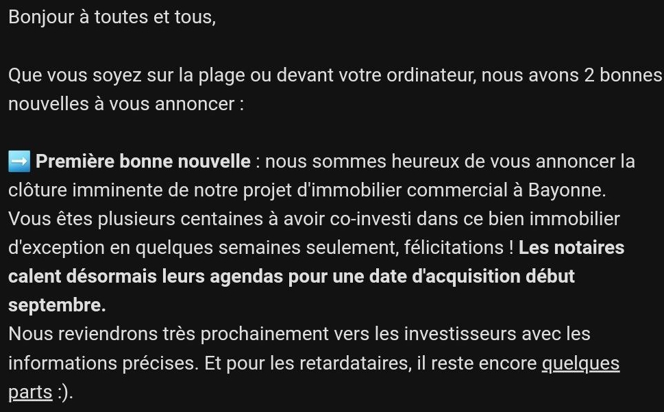 Fusion entre 2 plateformes de crowdfunding : Upstone & Immocratie