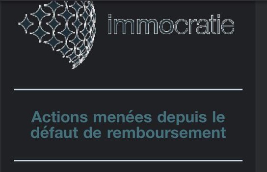 Immocratie, action menées depuis le défaut de remboursement du projet : Entre mer et montage