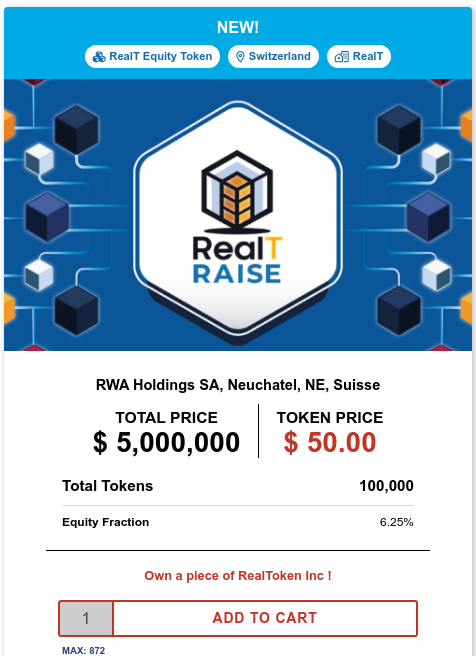 RealT ouvre son capital en private equity via une levée communautaire